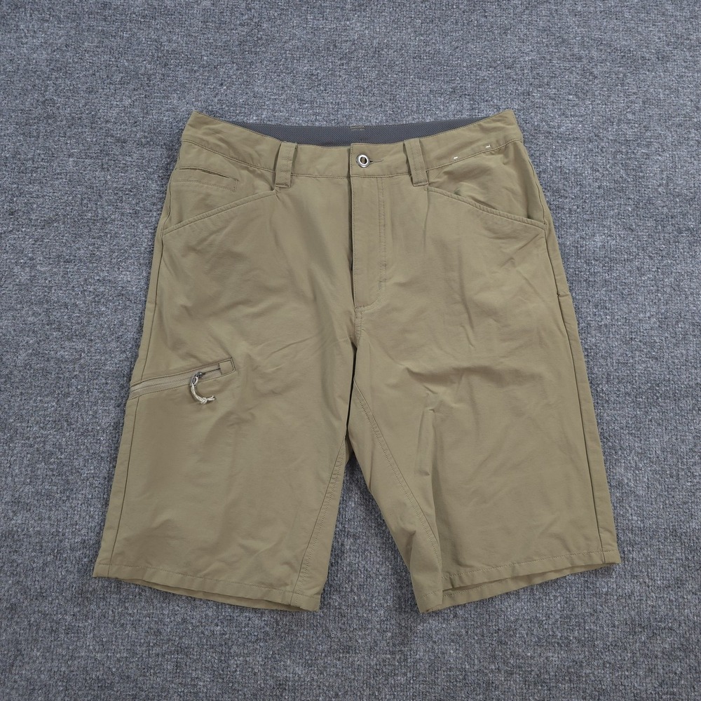 Patagonia Shorts Mens 32 Beige Quandary 12" Stretch Hiking Performance Outdoors